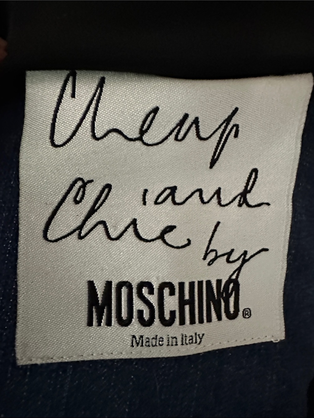 Cheap and Chic by Moschino Vintage Black Mini Skirt with Decorative Paneling - Picture 6 of 7